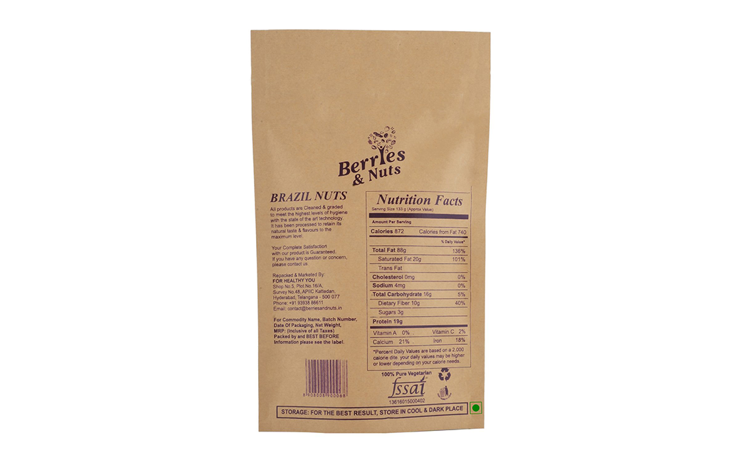 Berries & Nuts Brazil Nuts    Pack  1 kilogram